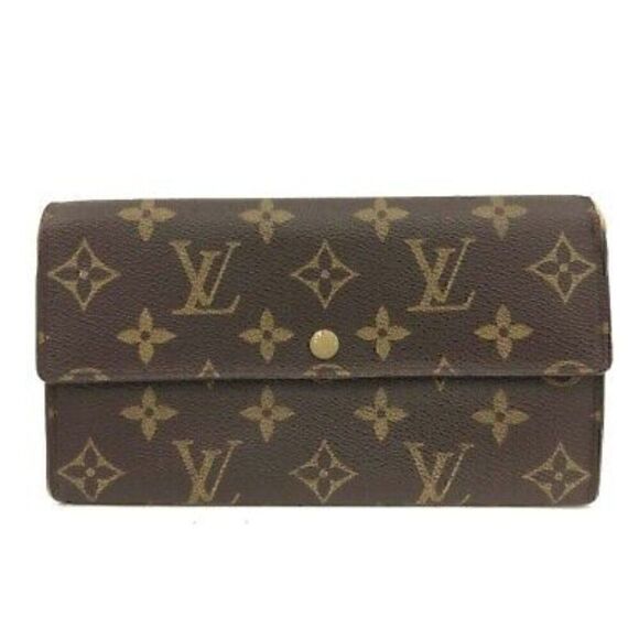 Louis Vuitton Monogram Portefeiulle Sarah Long Bifold Wallet / 871 - Picture 1 of 6